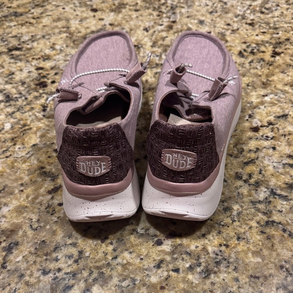 Hey Dude Women's Sneakers in Dusty Pink - Picture 3 of 6